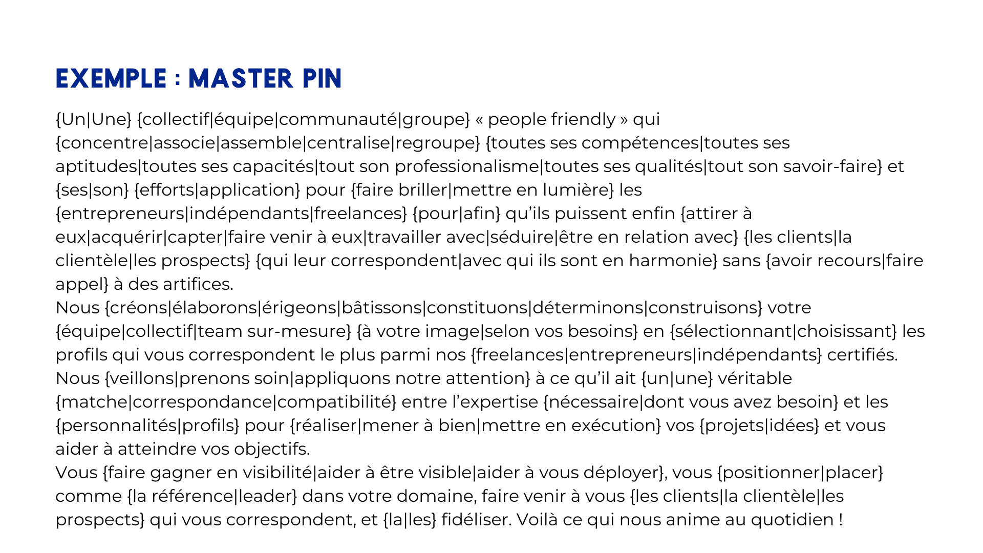 Magnetic Story - master pin
